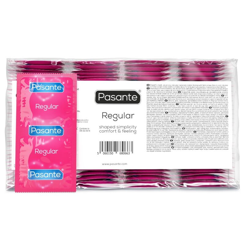 Prezerwatywy Pasante Regular Standard, 144 sztuki