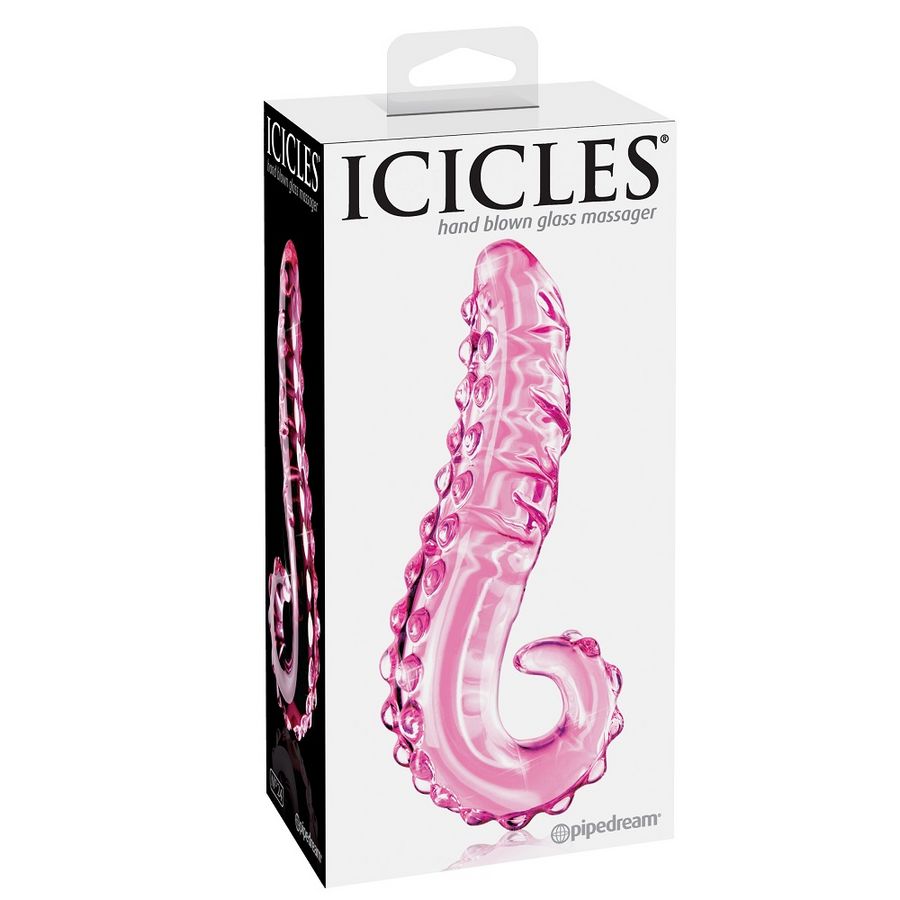 Szklany dildo ICICLES N. 24