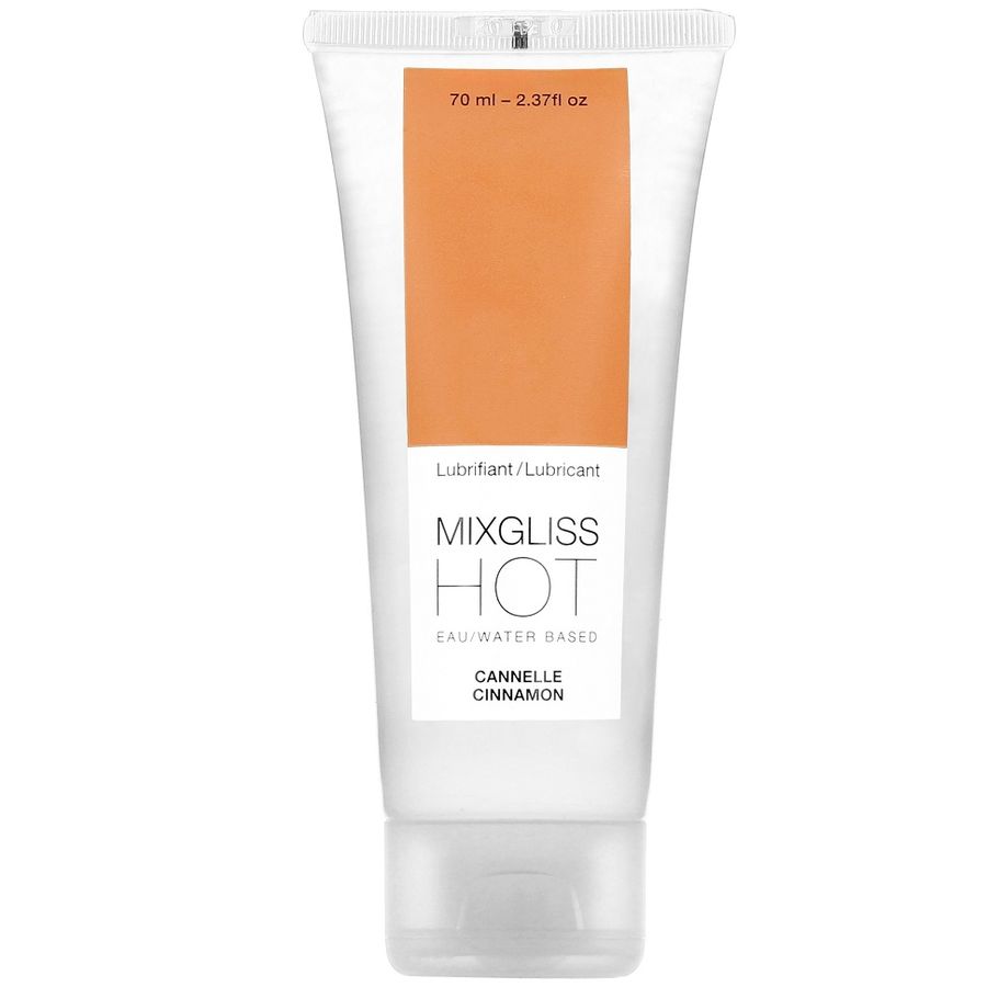 MIXGLISS rozgrzewający żel nawilżający o smaku cynamonowym, 70 ml