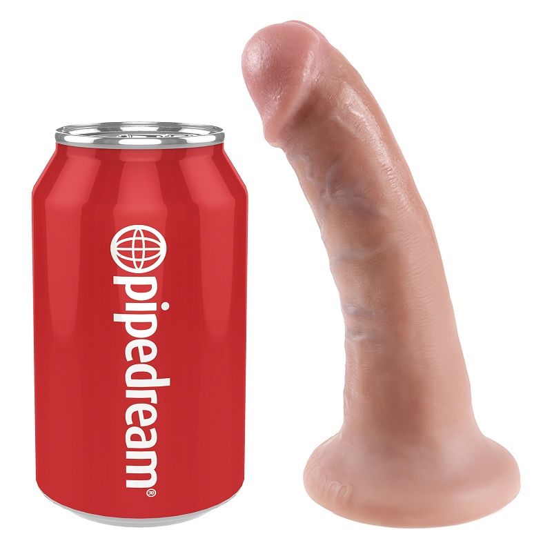 Realistyczne dildo KING COCK 15,2 cm z przyssawką