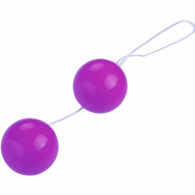 Kulki gejszy BAILE Twins Balls w kolorze liliowym