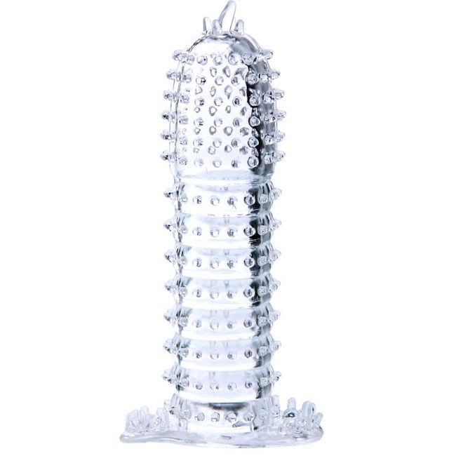 BAILE FOR HIM nakładka na penis z wypustkami, 14 cm