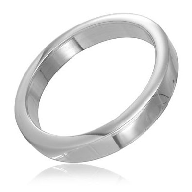 METAL HARD obrączka na penisa ze stali chirurgicznej, 4,5 cm