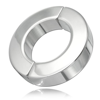 METAL HARD pierścień na penisa bez wibracji ze stali nierdzewnej, 3,5 cm