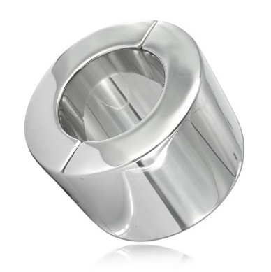 METAL HARD pierścień na penisa bez wibracji ze stali nierdzewnej, 40 mm