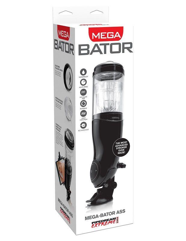 EXTREME TOYZ Mega Bator masturbator USB z wibracjami i ruchem obrotowym