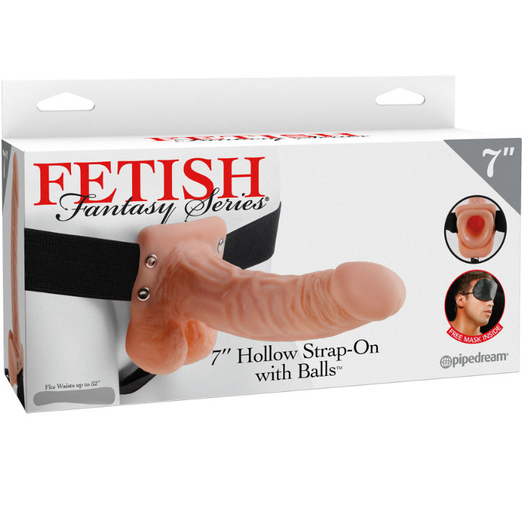 Uprząż strap-on Fetish Fantasy Series 7 z pustym w środku dildo
