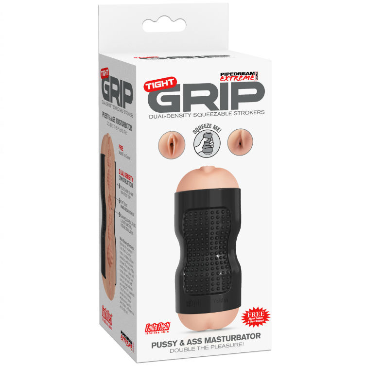 EXTREME TOYZ Pipedram podwójny masturbator do użytku waginalnego i analnego