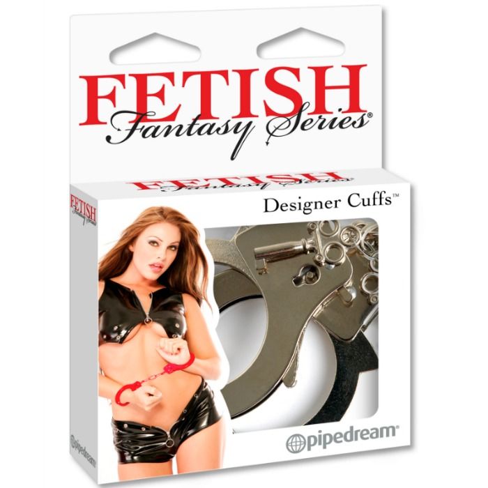 FETISH FANTASY SERIES Metalowe kajdanki na nadgarstki