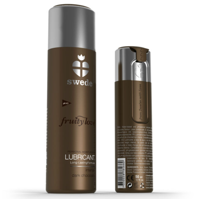 Lubrykant smakowy Swede Fruity Love, gorzka czekolada, 50 ml