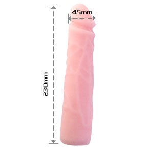 BAILE realistyczny dildo silikonowe, 23 cm
