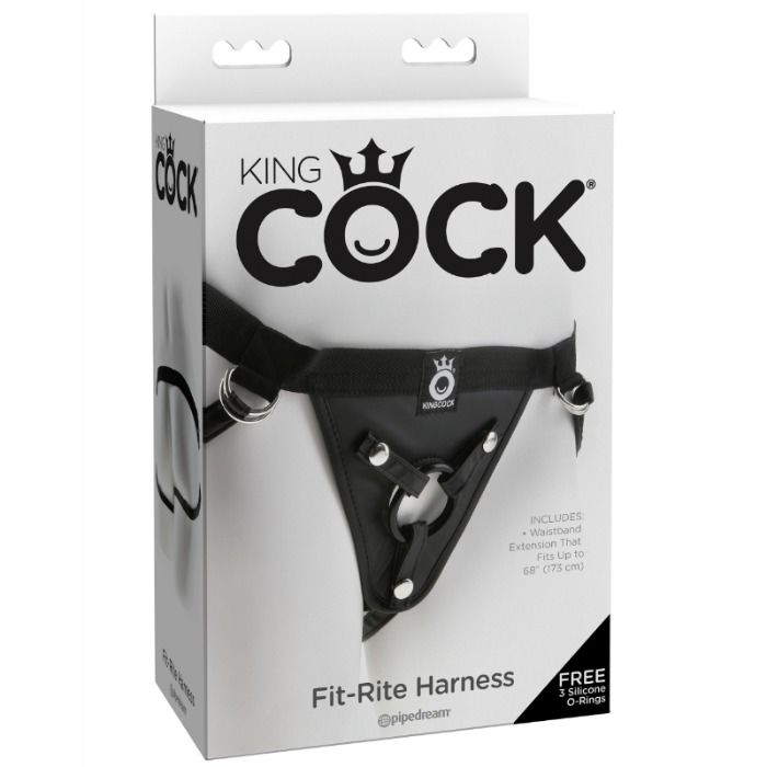Uprząż strap-on KING COCK Fit Rite