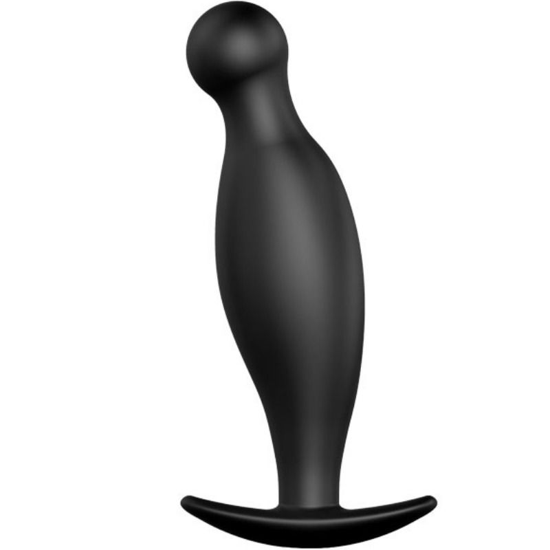 Czarny korek analny Pretty Love z silikonu, 11,7 cm
