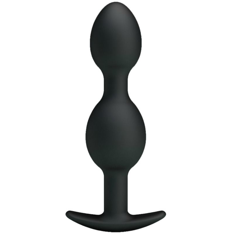 Korek analny Pretty Love z obciążonymi kulkami, 12,5 cm