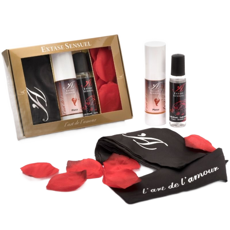 Extase Sensual Intimate Chest for Her zestaw prezentowy z gadżetami erotycznymi