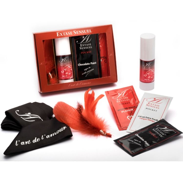 Zestaw prezentowy do masażu Extase Sensual Voyage Sensuel