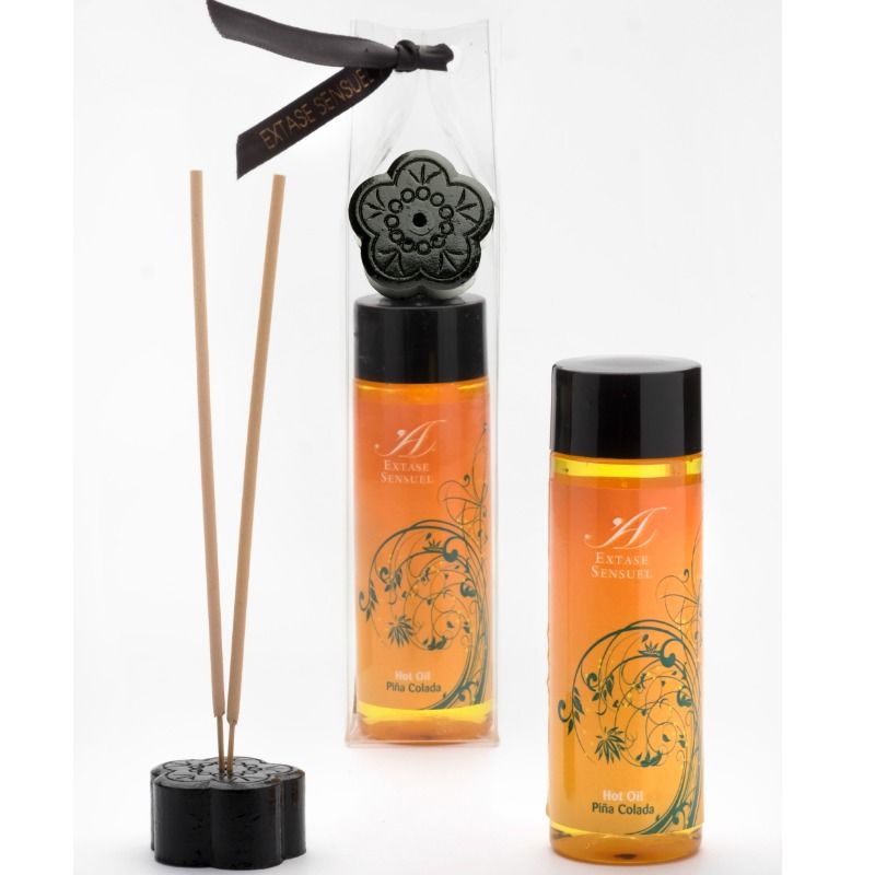 Rozgrzewający olejek do masażu Extase Sensual Piña Colada, 100 ml