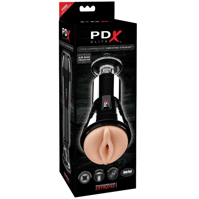 Wibrujący masturbator PDX ELITE z technologią Airbag