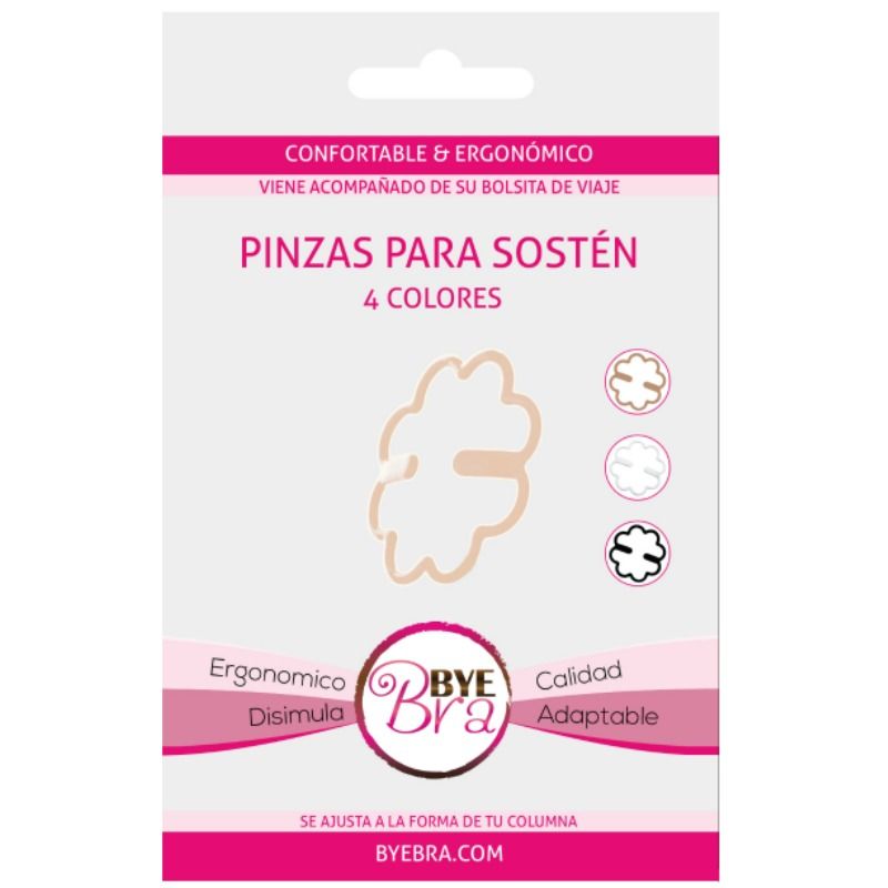 Spinki do ramiączek biustonosza BYE BRA, zestaw 4 szt.