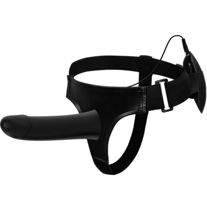 Pretty Love Vito uprząż strap on z wydrążonym dildo i wibracjami