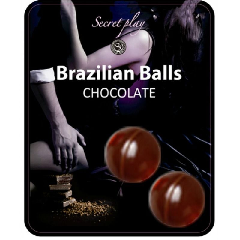 SECRETPLAY Brazilian Balls o smaku czekoladowym, 2 sztuki