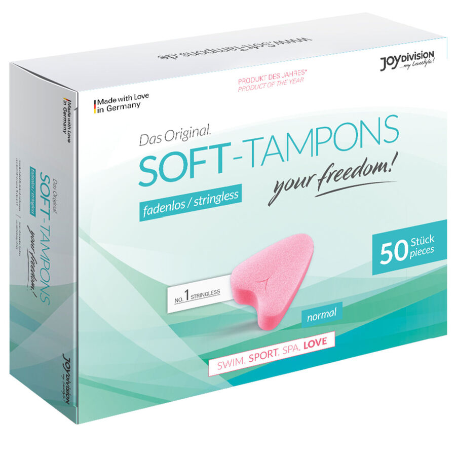 JOYDIVISION Original Soft Tampons, 50 sztuk
