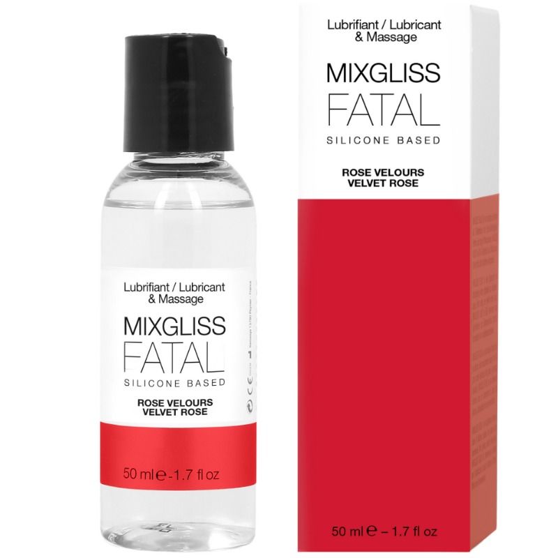 Mixgliss Fatal Roses silikonowy lubrykant o zapachu róży, 50 ml