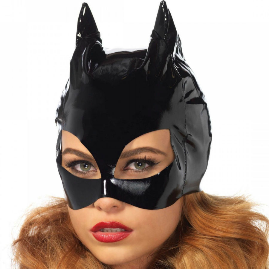 Winylowa maska na oczy Catwoman LEG AVENUE