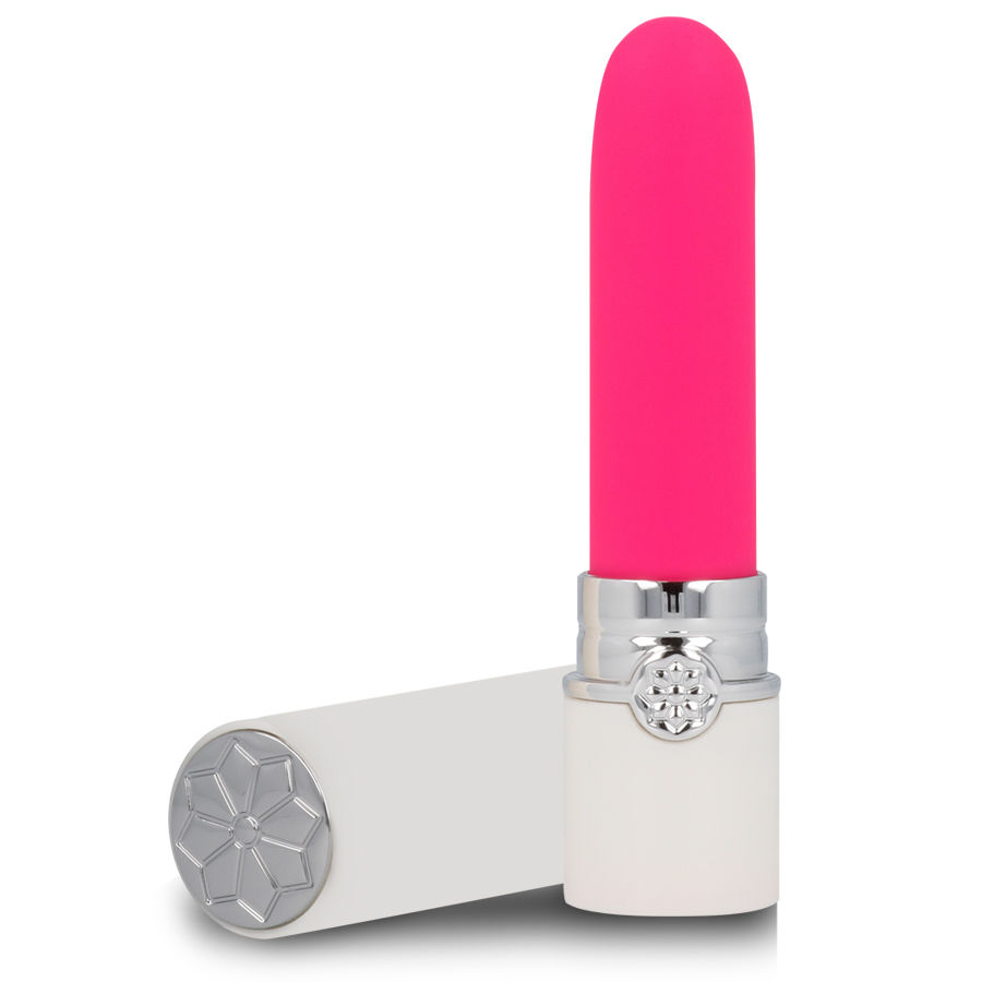 Minibrator LIPS STYLE Cleo w bieli i różu