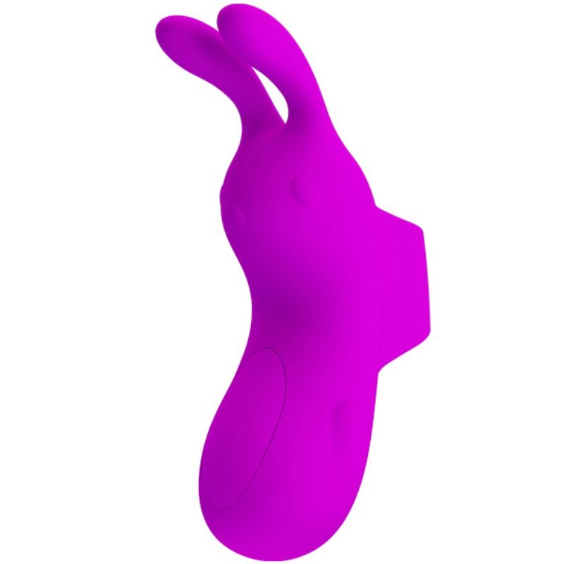 Wibrator na palec Pretty Love z końcówką w kształcie króliczka
