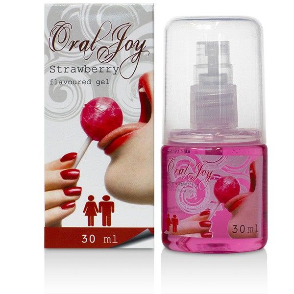 Cobeco Oral Joy Strawberry, żel truskawkowy do seksu oralnego, 30 ml