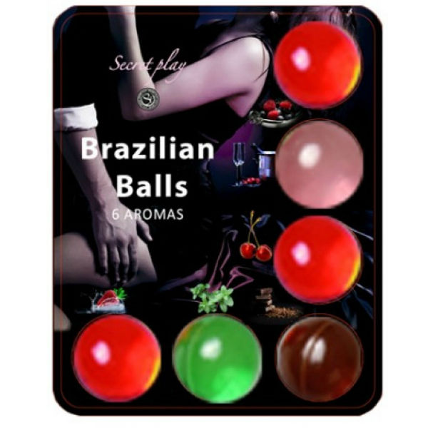 Secretplay Hot Balls: 6 brazylijskich kulek zapachowych