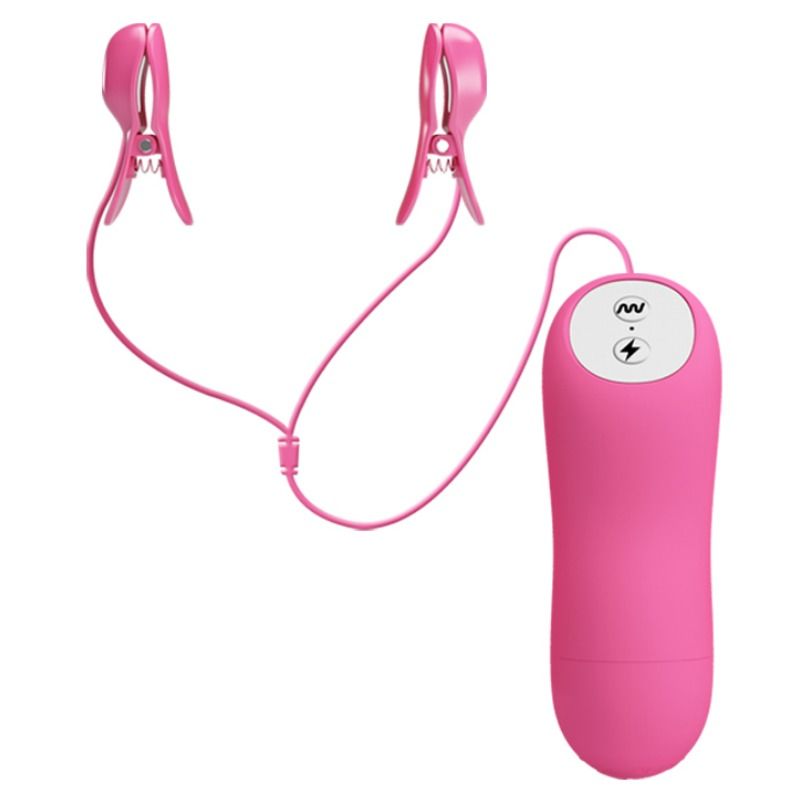 BAILE Romantic Wave klipsy do elektrostymulacji z wibracjami