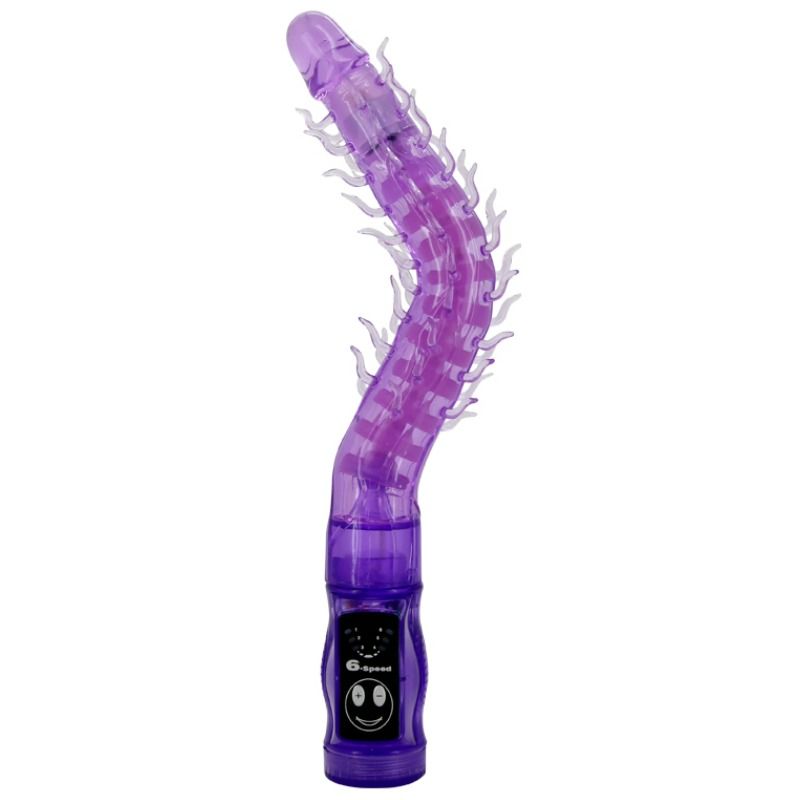 Wibrator BAILE Thorn Lilac ze stymulatorem łechtaczki
