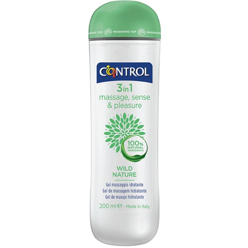 Control Wild Nature żel do masażu 3 w 1, 200 ml