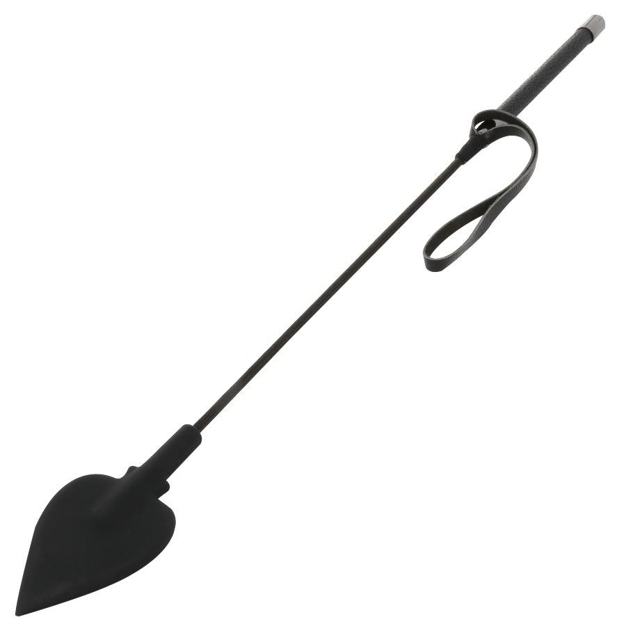 Czarna packa BDSM DARKNESS z silikonową końcówką, 60 cm