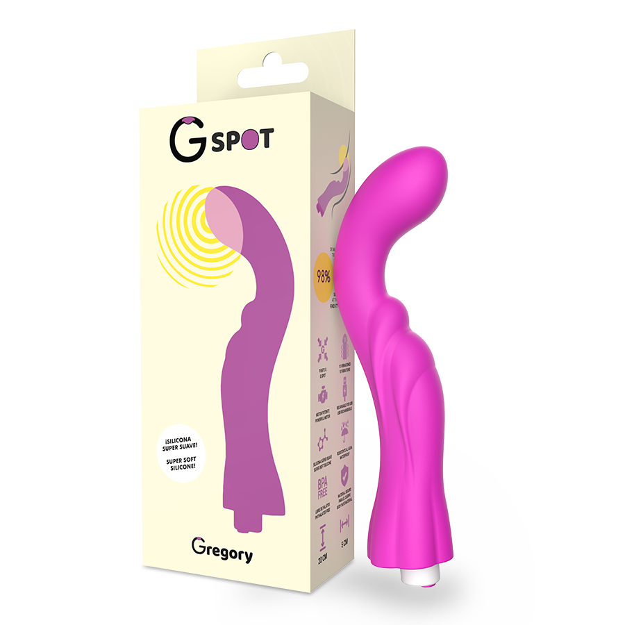 G-SPOT Gregory, fioletowy wibrator do punktu G