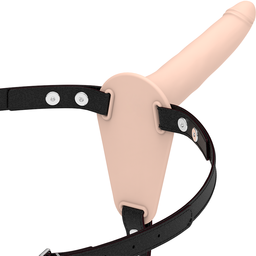 Fetish Submissive uprząż strap-on z silikonu, 15 cm
