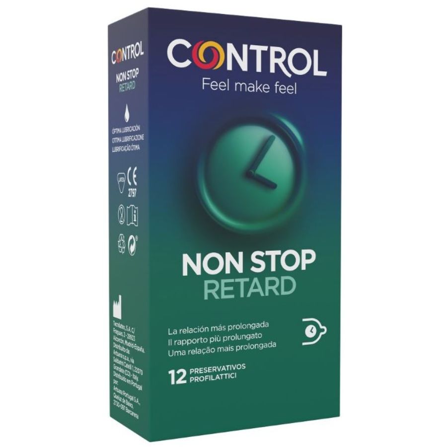 Prezerwatywy CONTROL NON STOP z benzokainą, 12 sztuk