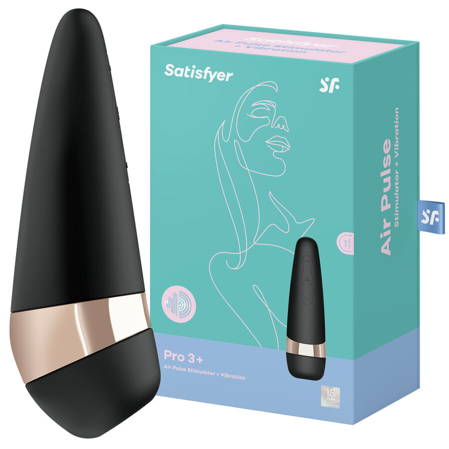 Stymulator łechtaczki z falami ciśnieniowymi, 11 poziomów intensywności, cichy, silikonowy SATISFYER