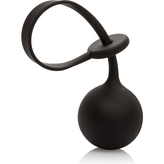 CalExotics Weighted Lasso Ring, elastyczny silikonowy pierścień na penisa