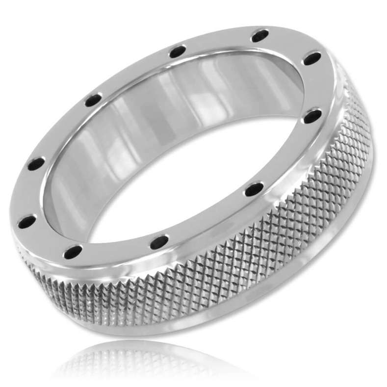 METAL HARD stalowy pierścień na penisa, bez wibracji, 55 mm