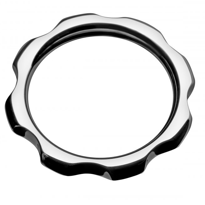 METAL HARD stalowy pierścień na penisa, bez wibracji, 50 mm