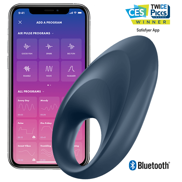 Wibrujący pierścień na penisa Satisfyer Mighty One ze sterowaniem przez aplikację