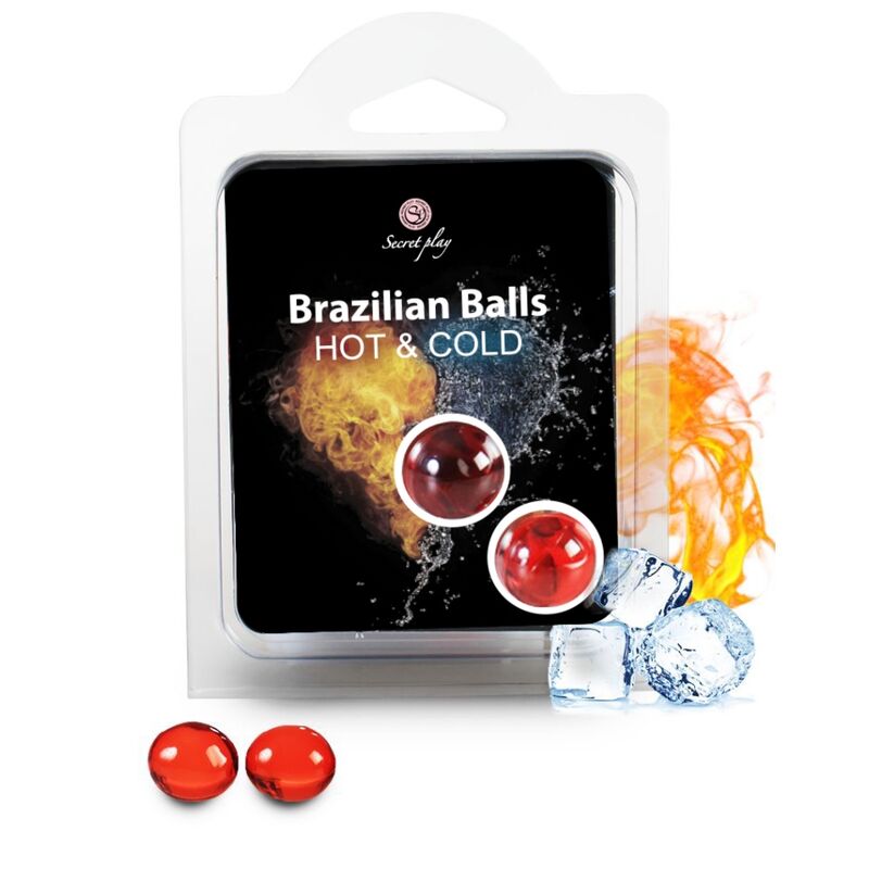 Secretplay Brazilian Balls z efektem ciepła i chłodu, 2 sztuki