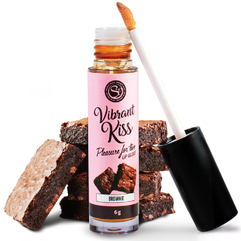Błyszczyk do ust Secretplay Vibrant Kiss Brownie