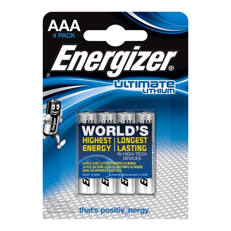 Bateria litowa AAA 1250 mAh o długiej żywotności do urządzeń zaawansowanych technologicznie ENERGIZER