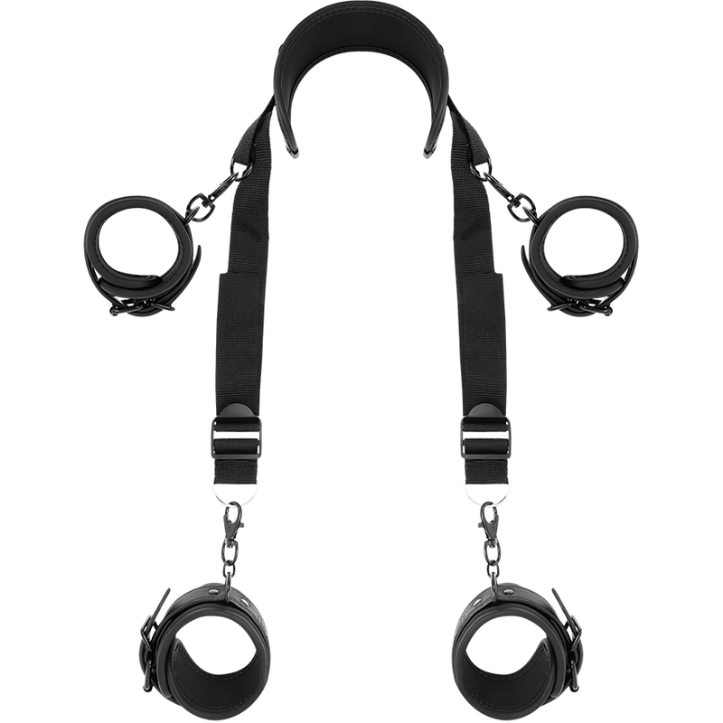 FETISH SUBMISSIVE zestaw Master Position z kajdankami na ręce