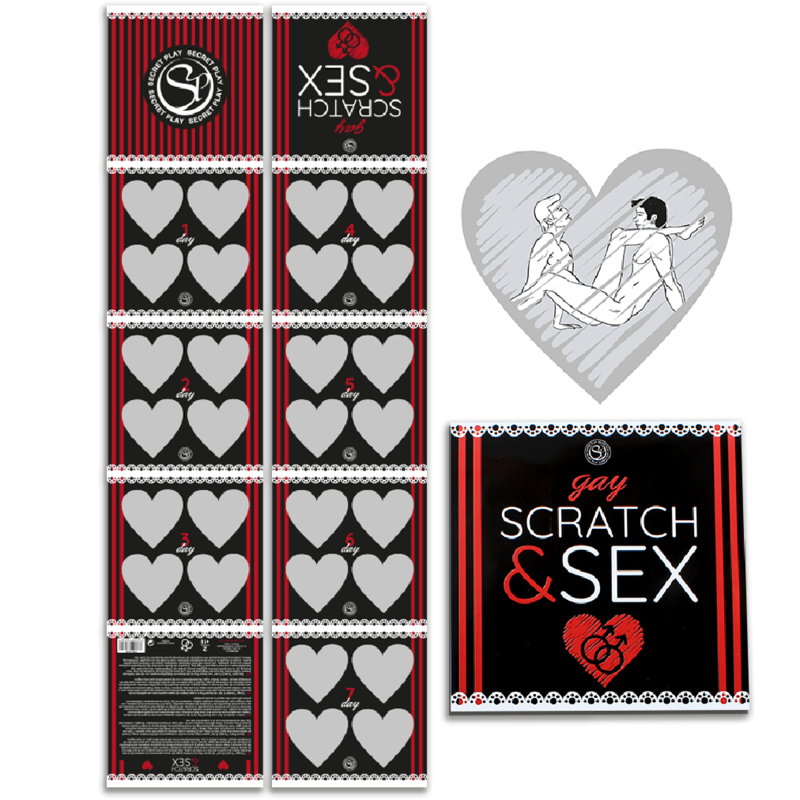Secretplay Scratch & Sex gra erotyczna dla par gejów