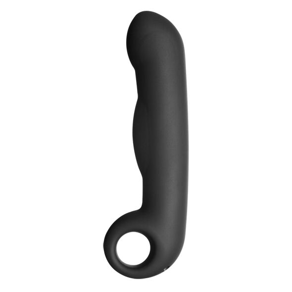 Dildo do elektroseksu ElectraStim Ovid z silikonu, czarne